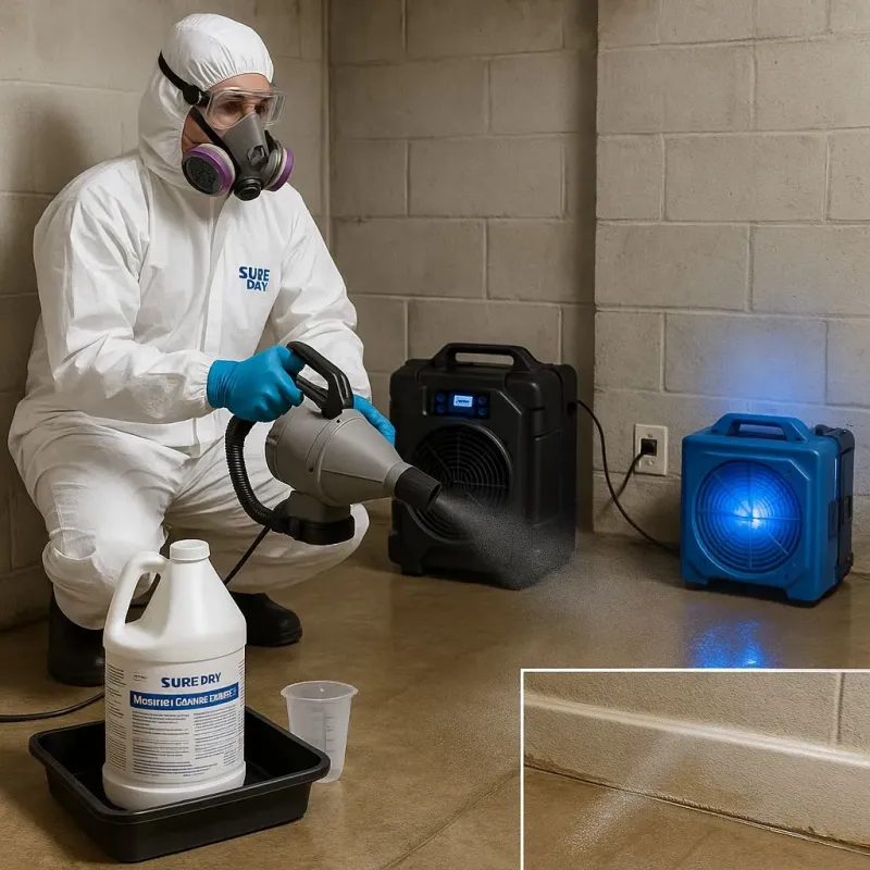 Sanitization and Odor Removal process in Galesburg, IL